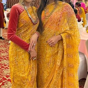 Mustard Yellow Saree